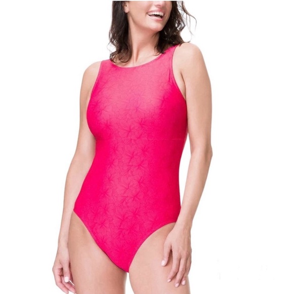 Roots Other - NWT Roots pink Floral One Piece Swimsuit Size 10